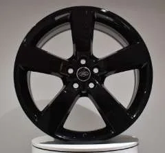 Genuine Land Rover Defender L663 Style 5098 5 Spoke 22″ inch Alloy Wheels with Gloss Black Finish