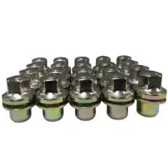 Genuine Land Rover Range Rover L322, L405, Range Rover Sport 2005+ & Discovery 5/4/3 Chrome Alloy Wheel Nut LR068126