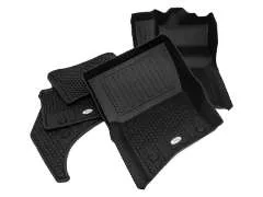 Genuine Land Rover Defender 110 2020+ First & Second Row Deep Sided Rubber Mat Set VPLLE0046