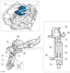 Genuine Land Rover Freelander 2 2.2L Td4 6-Speed Manual Gear Selector