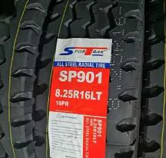 8.25R16 Sportrak SP901 16PR Tyre, Tube & Flap Set