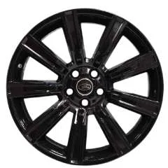 Genuine Land Rover Range Rover Style 9001 21″ inch 9 Spoke Forged Gloss Black Alloy Wheels