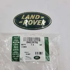 Genuine Land Rover Front Oval Grille Badge - Gold on Green DAG100330