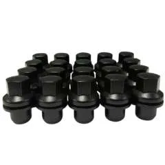 Genuine Land Rover Range Rover L322, L405, Range Rover Sport 2005+ & Discovery 5/4/3 Black Alloy Wheel Nut LR068126